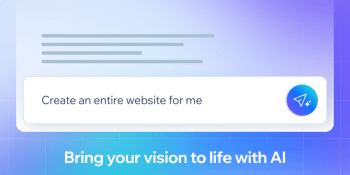 Wix announces AI text-to-website generator