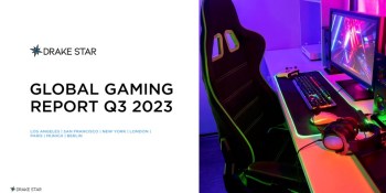 Gaming M&A deal count down 60% YoY per Drake Star report