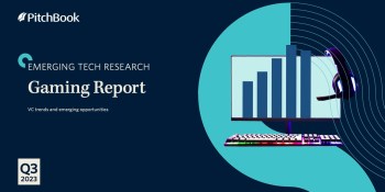 Games VC funding down 68% YoY per PitchBook Q3 report