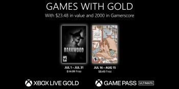 Xbox Games with Gold in July include horror and adventure titles