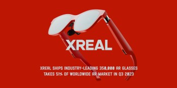 Xreal ships 350K AR glasses, takes 51% of market in Q3